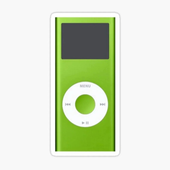 Apple iPod nano A1199 4 GB - 2nd Generation - Green cracked screen